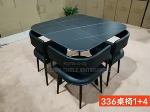 Luxury 4Seater Marble Dining Set