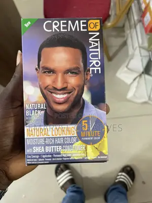Creme of Nature Men's Liquid Hair Colour Dye - 1 Natural Black
