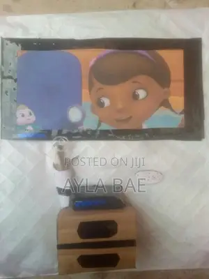 Handmade Cardboard TV Set With Remote and TV Box