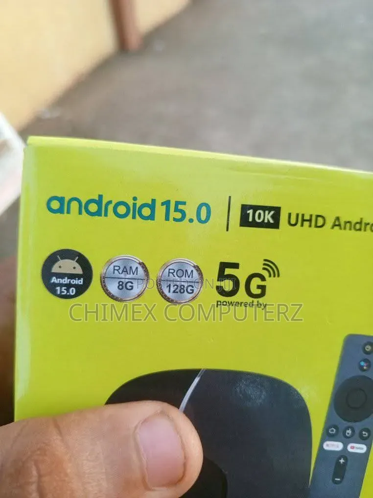Android TV Box[android 15.0] With Bluetooth Remote