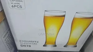 Beer Glass Cup 6pc