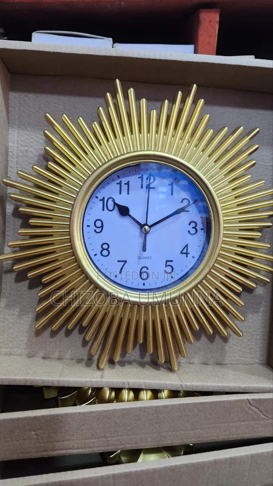 World Clock Gold