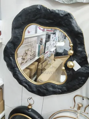58cm Metal Frame Wall/Console Mirror