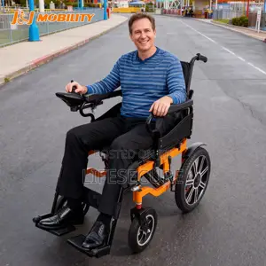 Durable Lightweight New Model Folding Motorized Electric Wheelchair