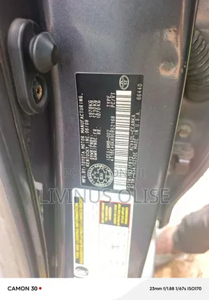 Toyota Camry 2009 Black