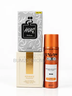 Hug Perfume + Advance Collection + Storm Elixir Body Spray Combo