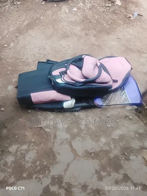 Leather Seat cover.pink and Black