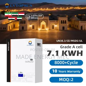 7.16kWh 24V LVTOPSUN LiFePO4 Lithium Battery
