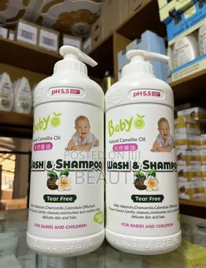 Bubula Baby Natural Camellia Oil Wash Shampoo 1000ml