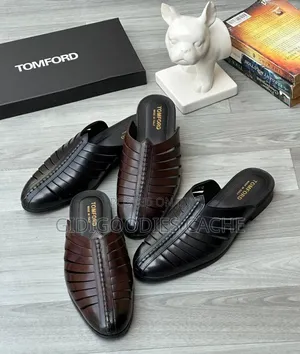 TomFord Woven Leather Mules