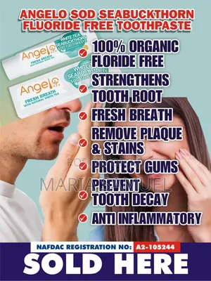 ANGELO Florida Free Toothpaste – Fresh Breath Complete Oral Care