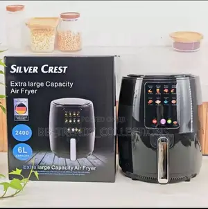 6L Touch Screen Air Fryer.+50 Free Air Fryer Paper.