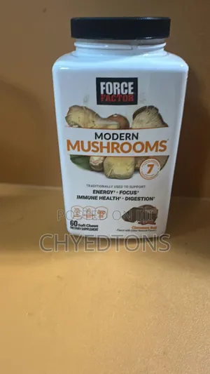 Force Factor Modern Mushrooms Soft Chews – Cinnamon Roll (60 Count)