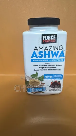 Force Factor Amazing Ashwa Soft Chews – Triple Berry (60 Count)