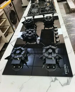 Original PHIIMA Inbuilt 90CM Flips Up Auto Ignition 5 Burners Gas HOB