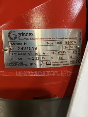 10KW Grindex Dewatering Pump