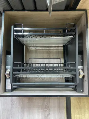 60cm Pull Down Drawer Plate Rack