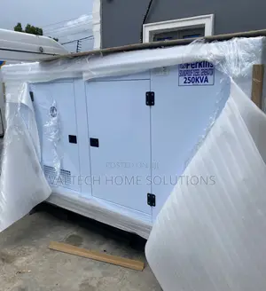 250KVA Perkins Soundproof Diesel Generator – 100% Copper Coil,