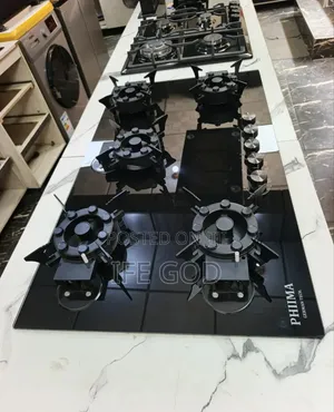 Original PHIIMA Built-in Flips Up Automatic 5 Burners Gas Cooker HOB