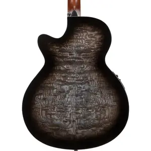 Mitchell Exotic MX430QAB Quilted Ash Burl Acoustic-Electric Guitar