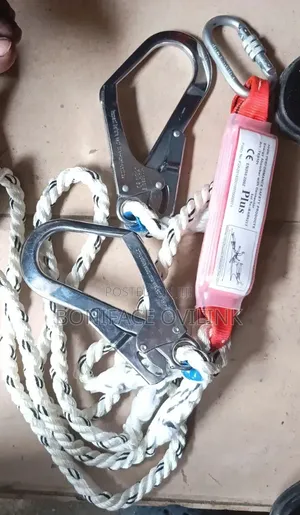 Double Lanyard With Shock Absorber