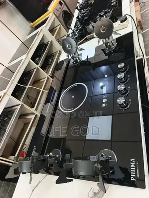 Quality PHIIMA Inbuilt 4+1 Flips Up Automatic Gas Electric Cooker