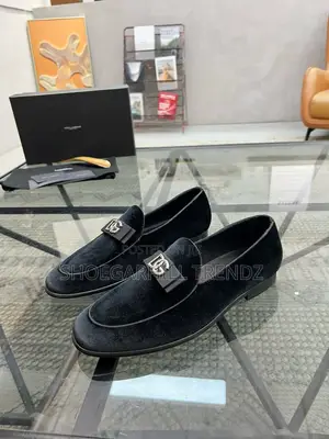 Luxury Velvet Bow Shoes | Black Blue Collection