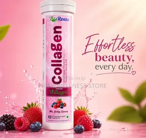BioRenza Collagen Effervescent Tablets Mix Berry Favour 15 Tablets In