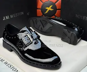 J.M. Weston Buckle Shoes | Refined French Elegance