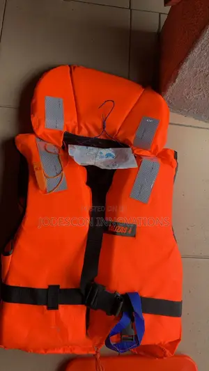 LALIZAS Orange Life Jacket / Safety Vest With Whistle