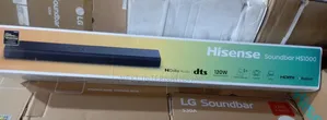 Hisense Single All in One Soundbar 120watt, (HS1000s) Powerful Sounds