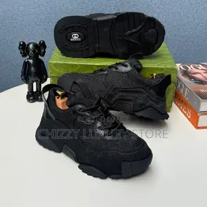Gucci Quality Luxury Men Black Sneakers