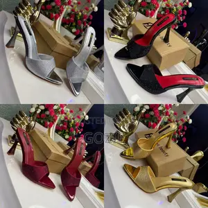 Luxury Plus Size Pencil Heel Slippers