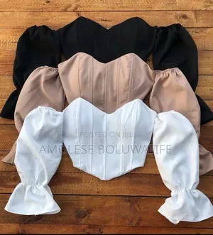 Stylish Bustier Crop Tops