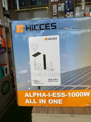 Hicces 1KW Solar Generator 2KWh All in One