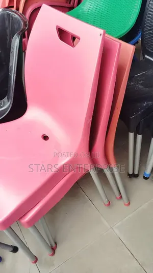 Plastic Chair With Metal Legs