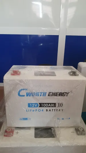 Cworth 12V 100Ah Lithium Battery LifePO4 1.2Kwh CE-GCL-12100