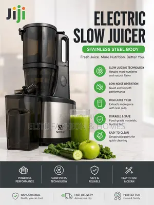 Electric Juicer Cold Press Juicer | Fruit Vegetable Juice Extractor