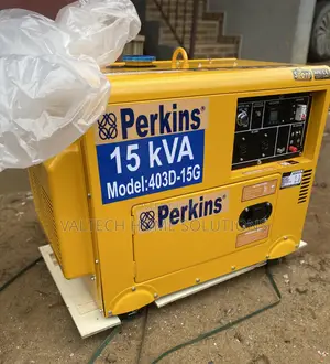15KVA Perkins Diesel Soundproof Generator – 100% Copper Coil
