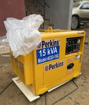 Heavy-Duty 15KVA Perkins Soundproof Generator – UK Engine