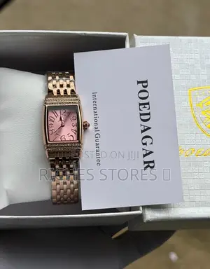 Poedagar High Quality Slim Chain Rosegold Watch