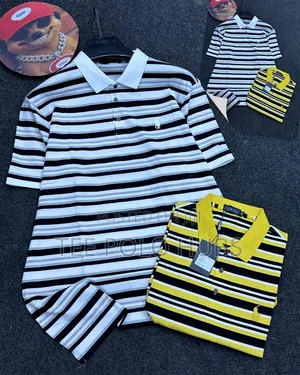 Premium Ralph Lauren Prada Striped Polo Tees