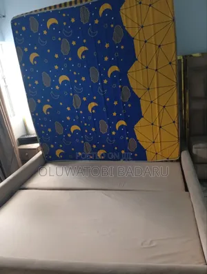 Fairly Used 6by6 Bedframe, Mattress With 2 Sides Drawer