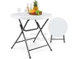 80cm X 80cm Outdoor Round Patio Plastic Dining Table