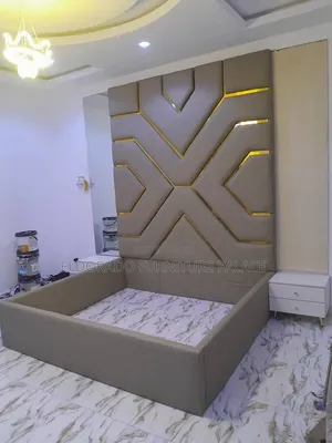 Standard Full Height Set of Padded Bedframes