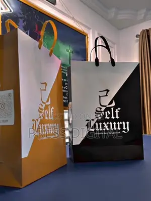 Paper Bag With Plastic Handle
