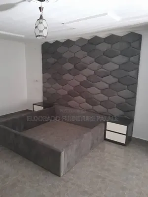 Standard King Size Bedframe With Bedside