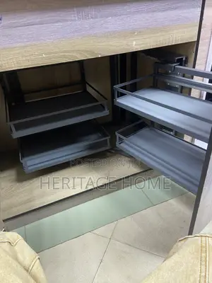 Magic Corner Kitchen Organizer (Pull-Out Cabinet System)