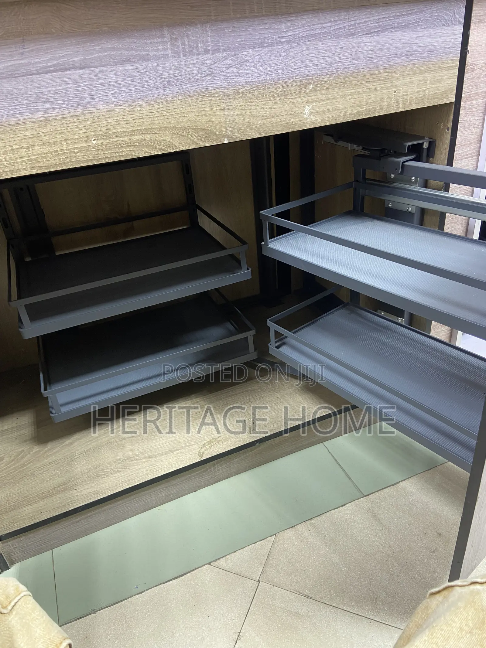 Magic Corner Kitchen Organizer (Pull-Out Cabinet System)