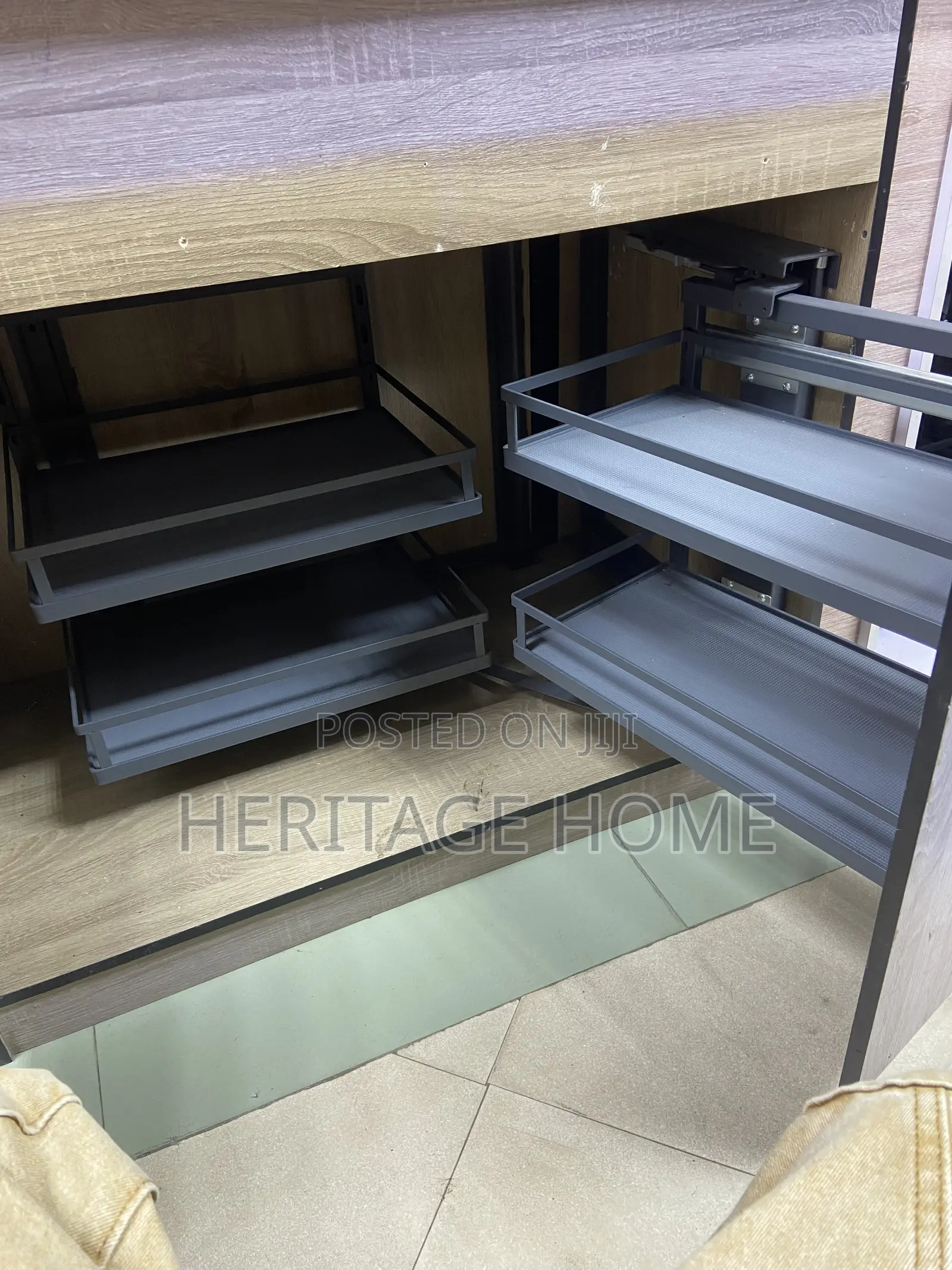 Magic Corner Kitchen Organizer (Pull-Out Cabinet System)